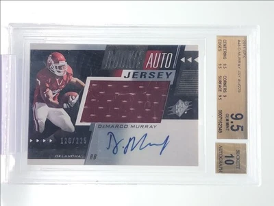DEMARCO MURRAY 2011 UD SPX RPA ROOKIE PATCH RC AUTO /225 BGS 9.5 Q4444 - Image 1 of 2