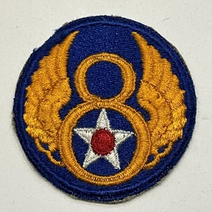 Original WWII USAAF U.S. ARMY 8th AIR FORCE CUT EDGE COLOR PATCH NG - Picture 1 of 3