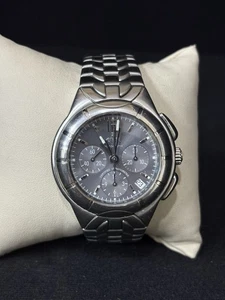 EBEL Type E E9137C51 Automatic Chronograph Slate Gray Dial Date 41mm Watch - Picture 1 of 23