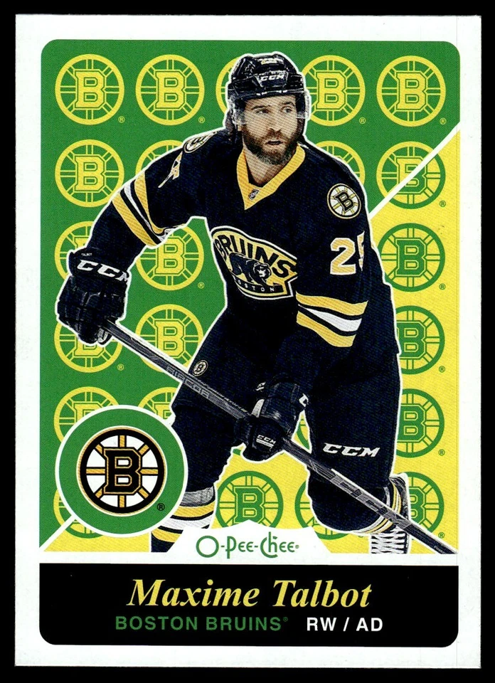 2015-16 O-Pee-Chee Retro Maxime Talbot Boston Bruins #15 - Image 1 of 2