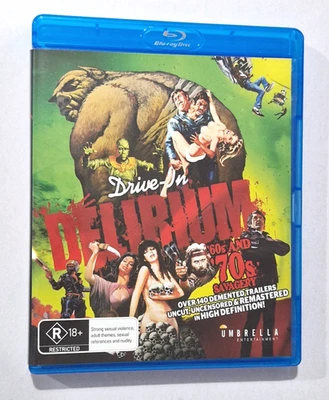 Drive-In Delirium 60's & 70's Savagery BLU RAY Trailer Compilation - Image 1 of 3