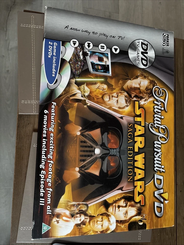 Trivial Pursuit Star Wars Saga Edition With DVD Complete Board Game - Image 1 of 1