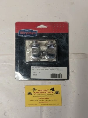 NIB kuryakyn  Splined peg adapters for INDIAN SCOUT DRIVER LOCATION ONLY (8851) - Image 1 of 4