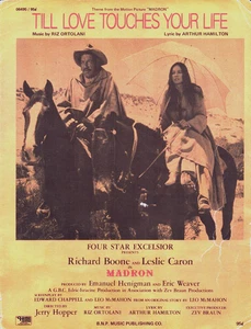 1970 Till Love Touches Your Life Noten Madron Film Rich Boone Lesli Caron - Bild 1 von 2