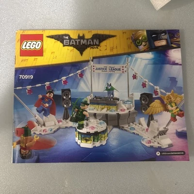LEGO Batman Liga de la Justicia Fiesta de Aniversario 70919 Libro de Instrucciones Manual Foto 1 de 4