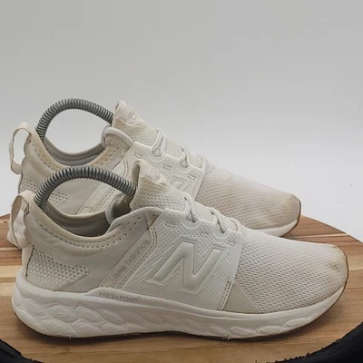 Tênis de corrida New Balance Fresh Foam X Cruz V3 feminino tamanho 6 branco - Imagem 1 de 4