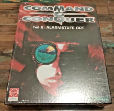 Command and Conquer Teil 2 big box, Westwood Studios, Virgin Interaktive. Sealed - Bild 1 von 4