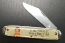70's Bayes Elvis Presley King of Rock and Roll Memorial Pocket Knife Made USA