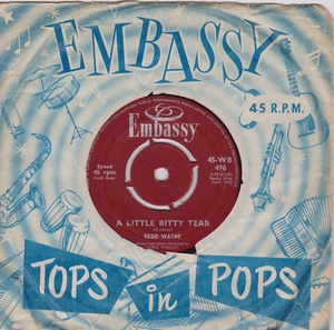 Redd Wayne – A Little Bitty Tear (Embassy 1962) 7" vinyl single VG/G+ - Bild 1 von 4