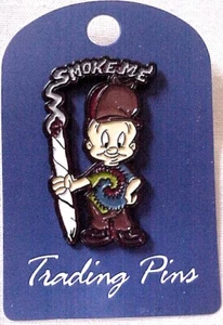 ORIGINALE SMOKE ME ELMER FUDD - SMOKE ME GRATEFUL DEAD / RELIX 1 SPILLA 3/4 - Foto 1 di 3
