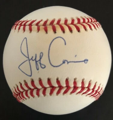 JEFF CONINE (Dodgers) signed Rawlings National League (White) baseball VM5 - Image 1 of 2