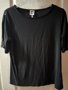 Anne Klein Damen Bluse schwarz tolle Armdetails. Neu mit Etikett (2433) - Bild 1 von 7