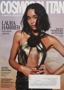 Cosmopolitan Mag 2022 Issue #6 Laura Harrier Mental Health + Fold-Out Poster - Picture 1 of 11