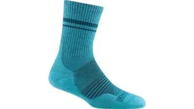 DARN TOUGH 1114  CYAN Women's Element Micro Crew Lightweight Running Sock NEW - Image 1 of 4