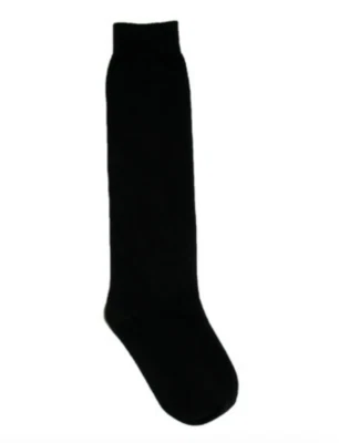 Jefferies Socks L5057 Kids Cotton Uniform Black Knee High Socks Size Medium - Изображение 1 из 3