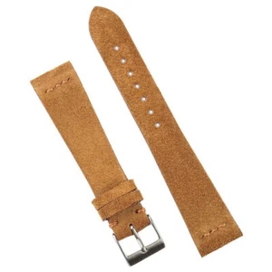 B&R Bands Camel Italian Vintage Suede Watch Band Strap 18mm 20mm 22mm - Bild 1 von 6