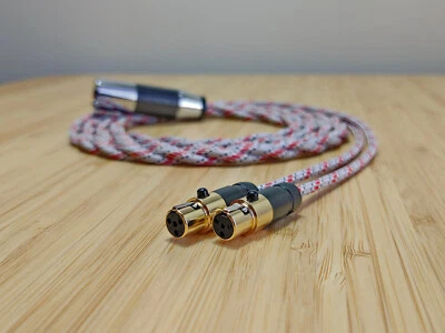 GSAUDIOCABLES Copper Gold Silver cable AUDEZE LCD 2 3 4 5 X XC 4Z MX4 MEZE ELITE - Image 1 of 4