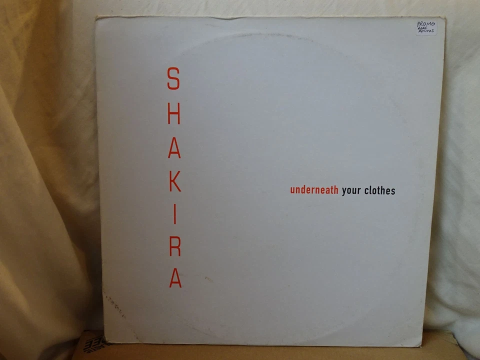 Shakira:   Underneath Your Clothes  2002  UK  Promo  12" - Изображение 1 из 4