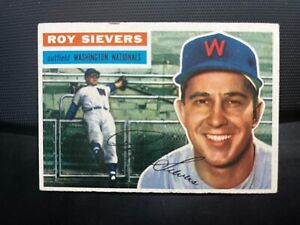 1956 Topps Washington National Roy Sievers #75...EX (WB)