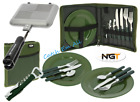 NGT Toastie Maker Sandwich Toaster & Cutlery Set Carp Fishing Camping Hiking