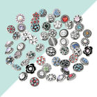 12 PC Exotic Buttons Gemstone Inlay for Crafts Jewelry Charms Earring Bracelet