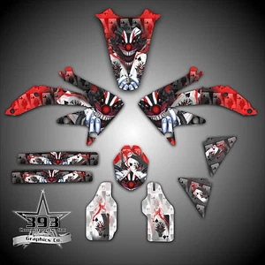 Honda CRF250 CRF450 2004-2009 Evil Clown / Joker Graphics Decal Sticker Wrap - Picture 1 of 3