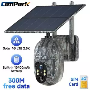 Solar 4G LTE Cellular Trail Camera 2.5K Instant Alert 10400mAh Wildlife Cam AU - Picture 1 of 11