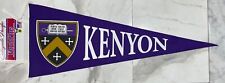 KENYON UNIVERSITY COLLEGIATE PACIFIC VINTAGE RETRO WOOL PENNANT NEW/MINT
