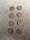 8 X Rare & Collectable Uk £2 Pound Coins,  Shakespeare, Roman, Dna And More