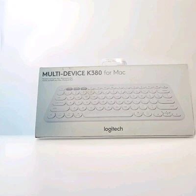 Logitech Bluetooth Keyboard Multi-Device K380 For MAC  (920-009729) WHITE New - Image 1 of 4