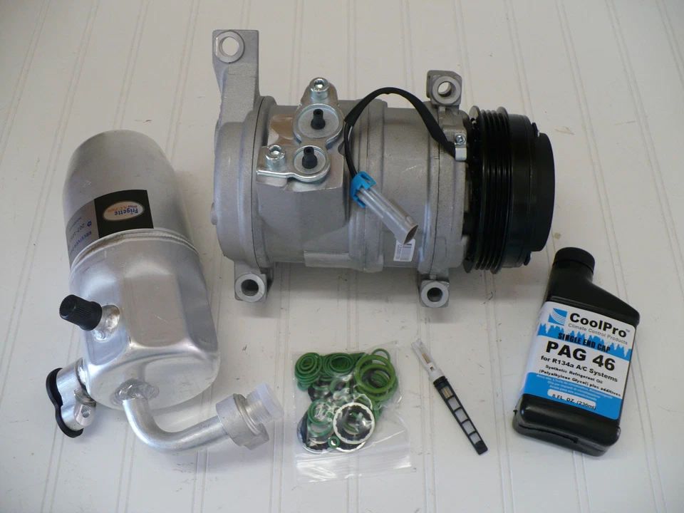 Nuevo kit de compresor de aire acondicionado para GMC Sierra 1500 2010-2013 (4,8 L, 5,3 L, 6,2 L) Foto 1 de 4