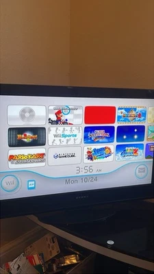 RED Nintendo Wii Console With Mario Kart Wii Sports & More Bundle!  Tested! - Image 1 of 4