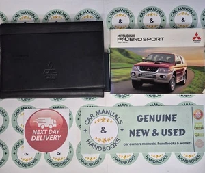 MITSUBISHI PAJERO SPORT OWNERS MANUAL HANDBOOK WALLET 2001-2004 - Picture 1 of 13