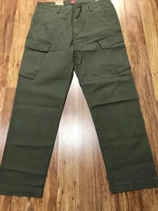 MENS 36 x 32 - NEW Levi's XX Tapered Stretch Cargo Pants Olive Green 394410003 - Picture 1 of 15