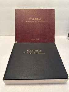 Holy Bible KJV Complete New Testament 16 RPM 26 Records Audio Books 1953 - Picture 1 of 9