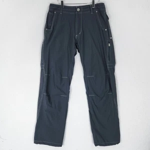 Kuhl Pants Mens 32X32 Gray Straight Leg Cargo Utility Outdoor Casual Classic - Picture 1 of 15