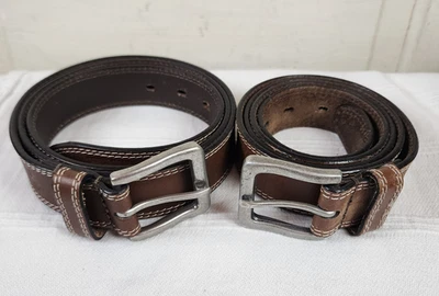 2 Timberland мужской из натуральной кожи ремень повседневный ремень коричневый размер 40 - Изображение 1 из 4