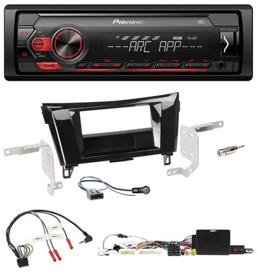 Pioneer DAB 1DIN MP3 Lenkrad USB Autoradio für Nissan Qashqai 19-21 X-Trail Kame - Bild 1 von 4