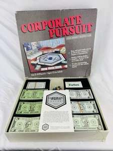 CORPORATE PURSUIT Stock Market Trading Game 1986 By Rachet - COMPLETE RARE HTF - Picture 1 of 8