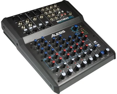 Alesis MultiMix 8 USB FX – 8 Channel Compact Studio Mixer with Built In Effects - Image 1 of 3