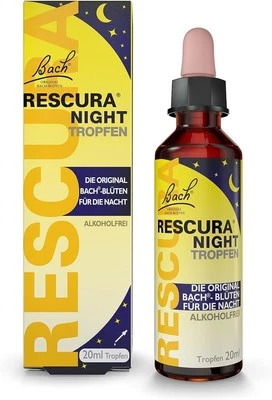 Original Bach RESCURA NIGHT Tropfen alkoholfrei: (ehemals Rescue) - Bild 1 von 4