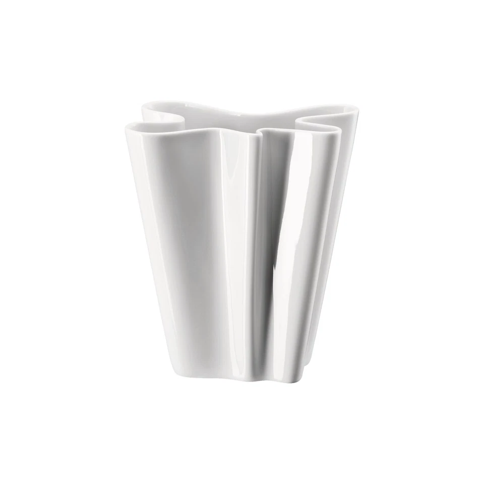 Vase 20 cm Rosenthal Weiss Flux - Bild 1 von 1