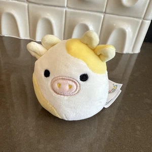 Squishmallows Dagmar die Kuh Zitronenscheibe 11 Zoll Plüsch First to Market Neu mit Etikett - Bild 1 von 4