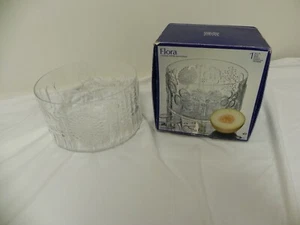 Vintage Large 9.5" Arabia Finland Flora Oiva Toikka Oy Wartsila Glass Bowl - Picture 1 of 15