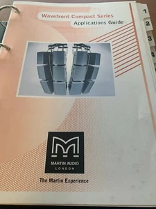 Martin Audio Applications Guide W8C W8CT W8CS WSX W8L W8 W8S Wavefront Compact - Picture 1 of 7