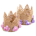 Baby Flowers Lace Headband Hairband Headband Hairdress Princess Crown Tu
