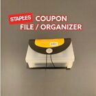 STAPLES COUPON FILE! Expandable With 13 Pockets! NEW! Free Shipping!
