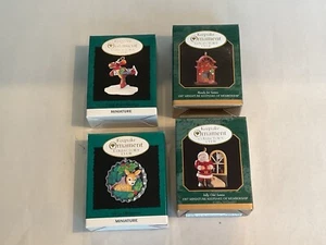 Hallmark Keepsake Ornament Collector’s Club Lot of 4 Miniatures 1994 & 1997 NRFB - Picture 1 of 10