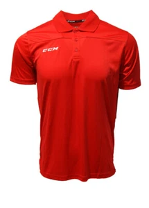 Polo de equipo de hockey CCM para personas mayores/adultos-rojo - Imagen 1 de 3