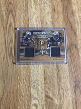 ALVIN KAMARA/MARK INGRAM II 2019 Gold Standard Dual Game-Used Card 07/149 Saints